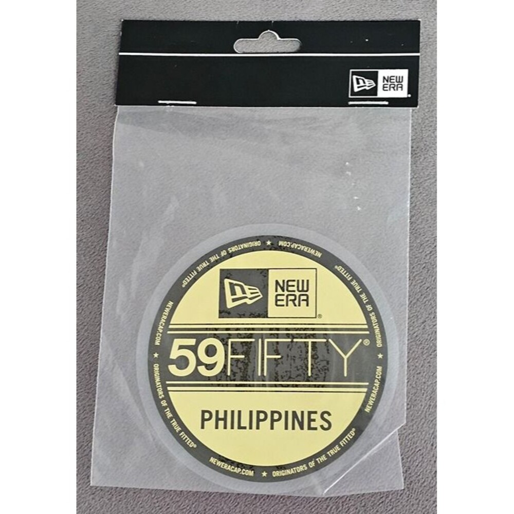 New Era Philippines 59FIFTY Limited Edition Visor Sticker Gold Manila Hat Cap